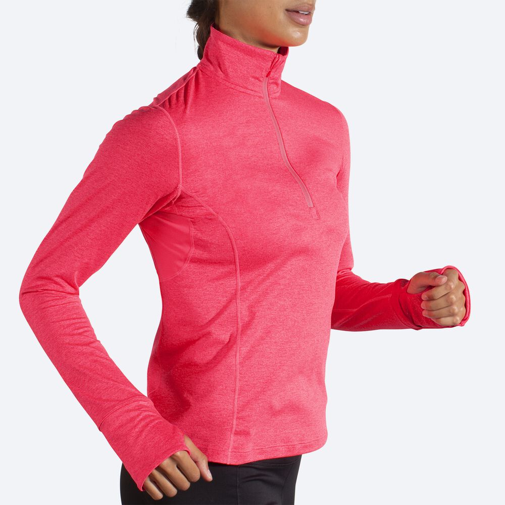 Chaquetas Brooks Dash 1/2 Zip Mujer Rosas | CR10678