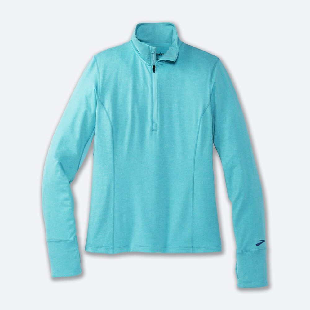 Chaquetas Brooks Dash 1/2 Zip Mujer Turquesa | CR46183