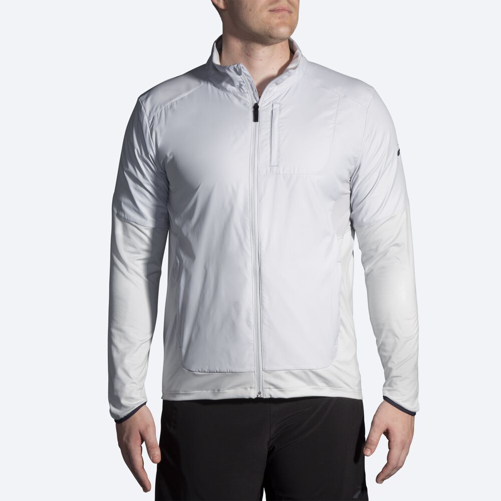 Chaquetas Brooks Fusion Híbrido Hombre Gris | CR57490