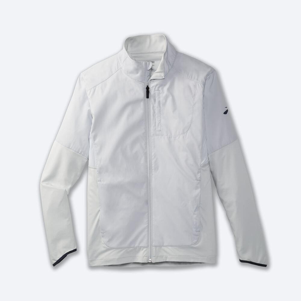 Chaquetas Brooks Fusion Híbrido Hombre Gris | CR57490