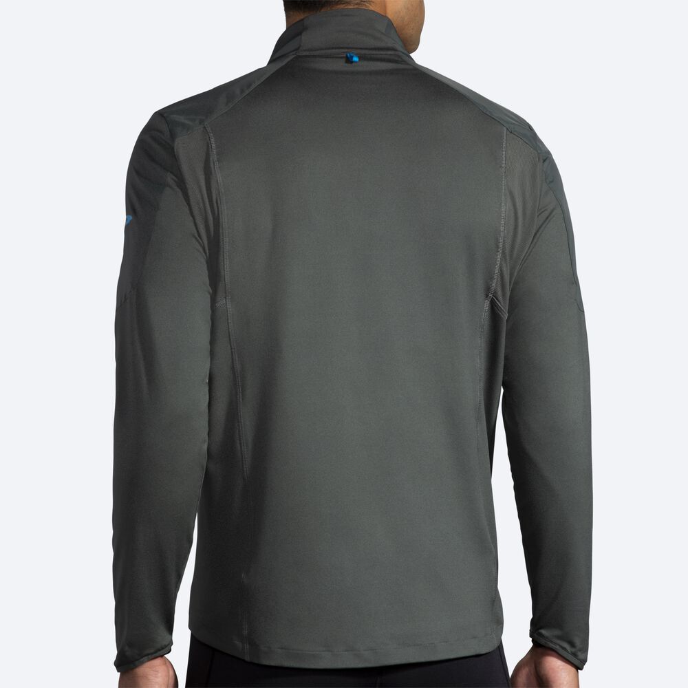 Chaquetas Brooks Fusion Híbrido Hombre Gris Oscuro | CR65942