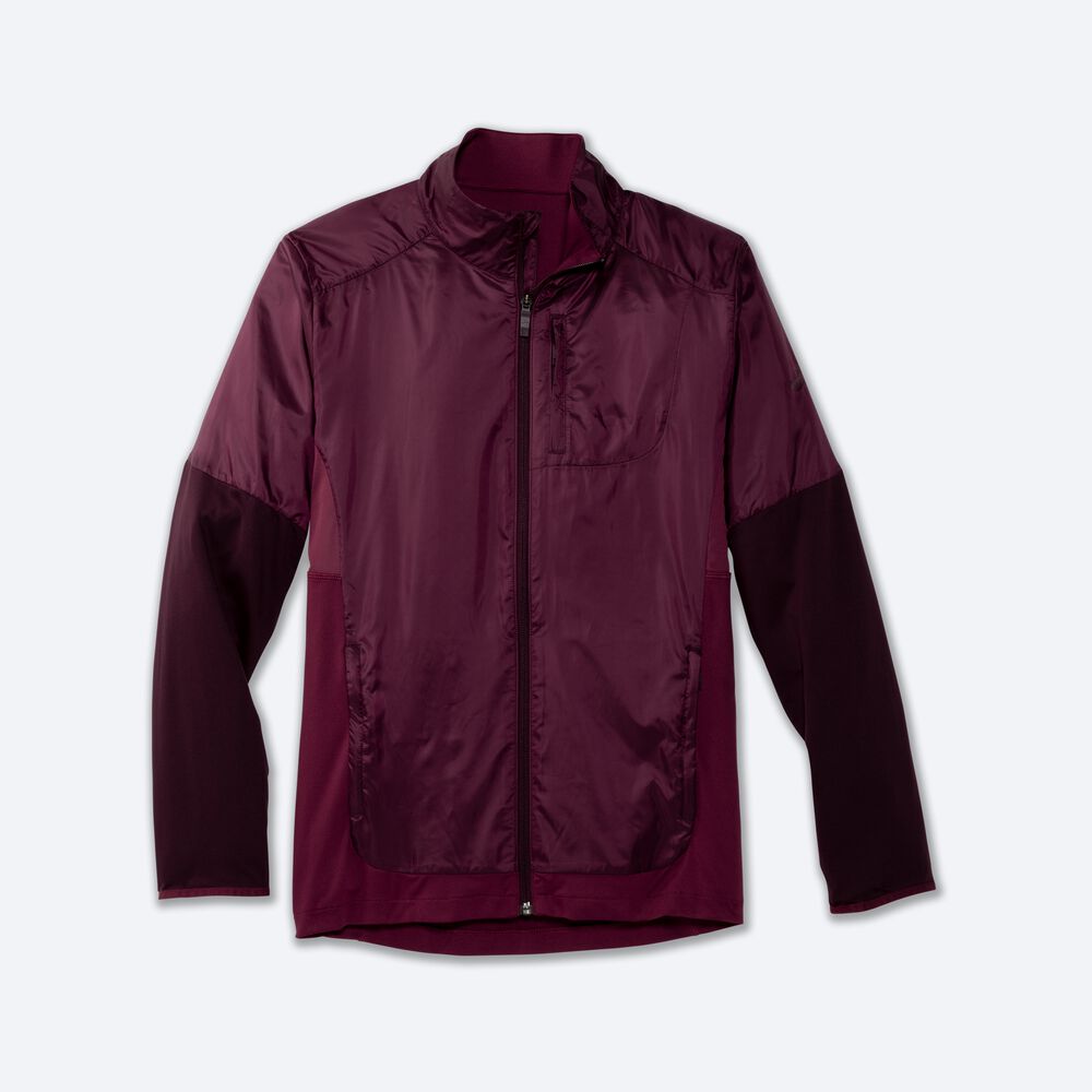 Chaquetas Brooks Fusion Híbrido Hombre Moradas | CR25019