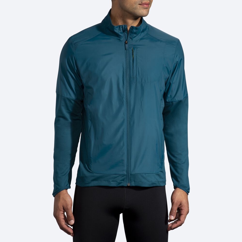 Chaquetas Brooks Fusion Híbrido Hombre Verde Oscuro | CR04639