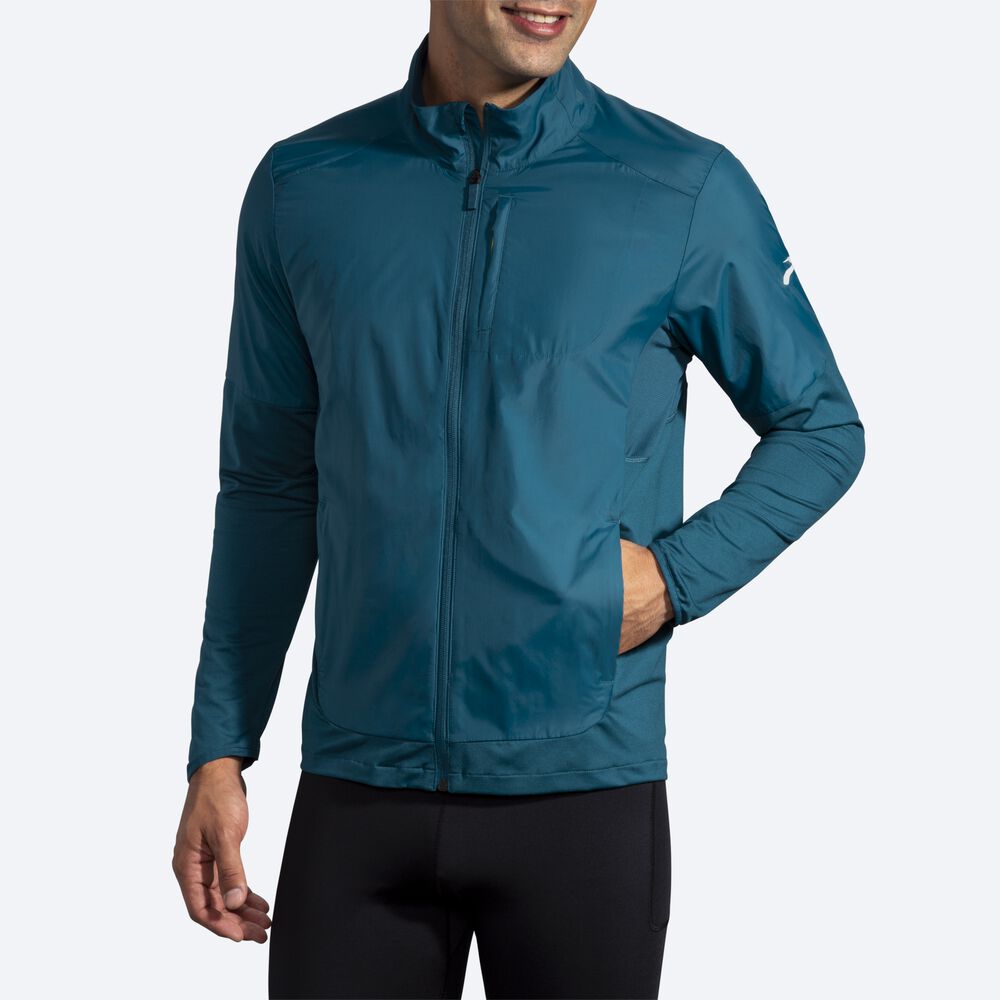 Chaquetas Brooks Fusion Híbrido Hombre Verde Oscuro | CR04639