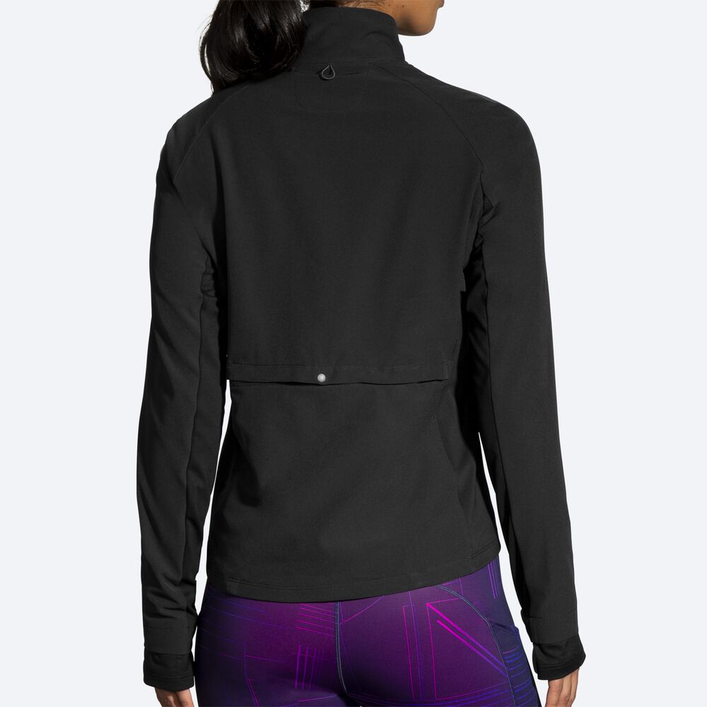 Chaquetas Brooks Fusion Híbrido Mujer Negras | CR73251