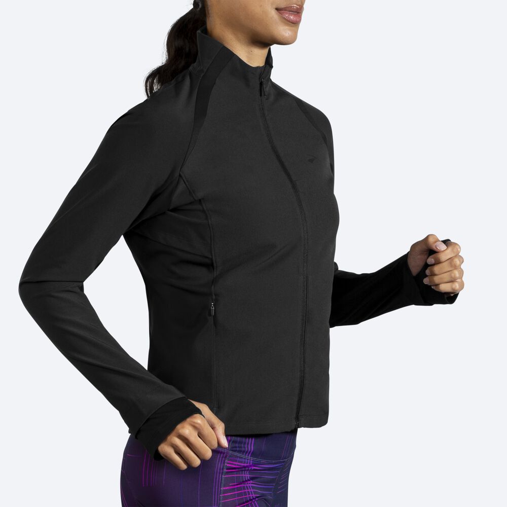 Chaquetas Brooks Fusion Híbrido Mujer Negras | CR73251