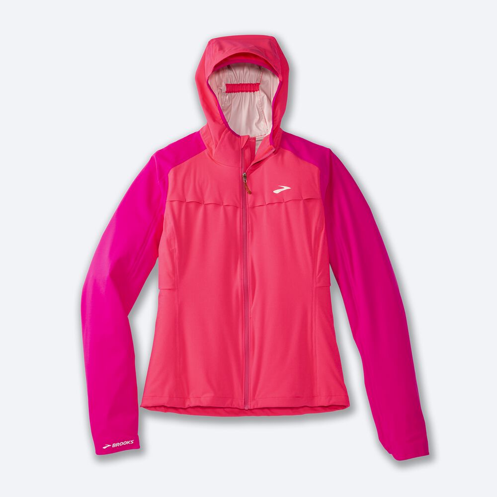 Chaquetas Brooks High Point Waterproof Mujer Rosas | CR93287