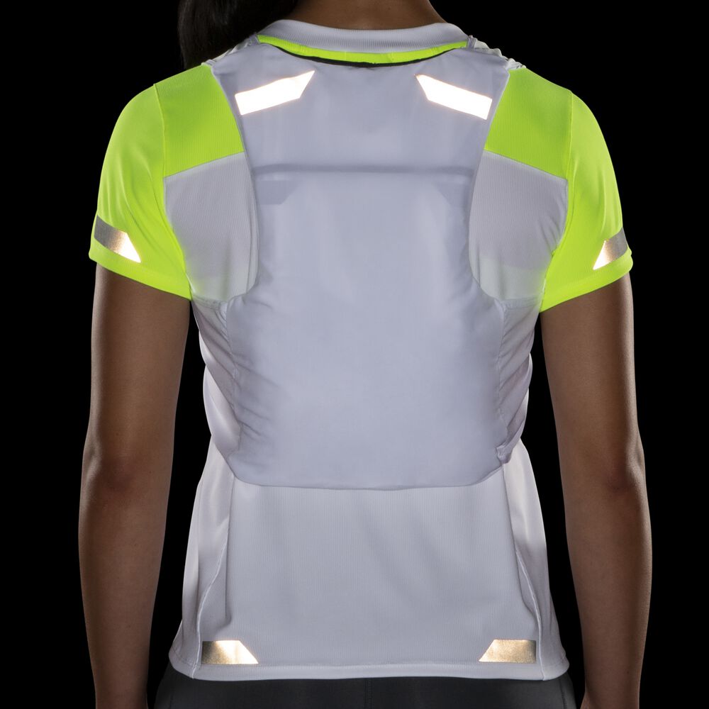 Chaquetas Brooks Run Visible Convertible Mujer Blancas | CR87504