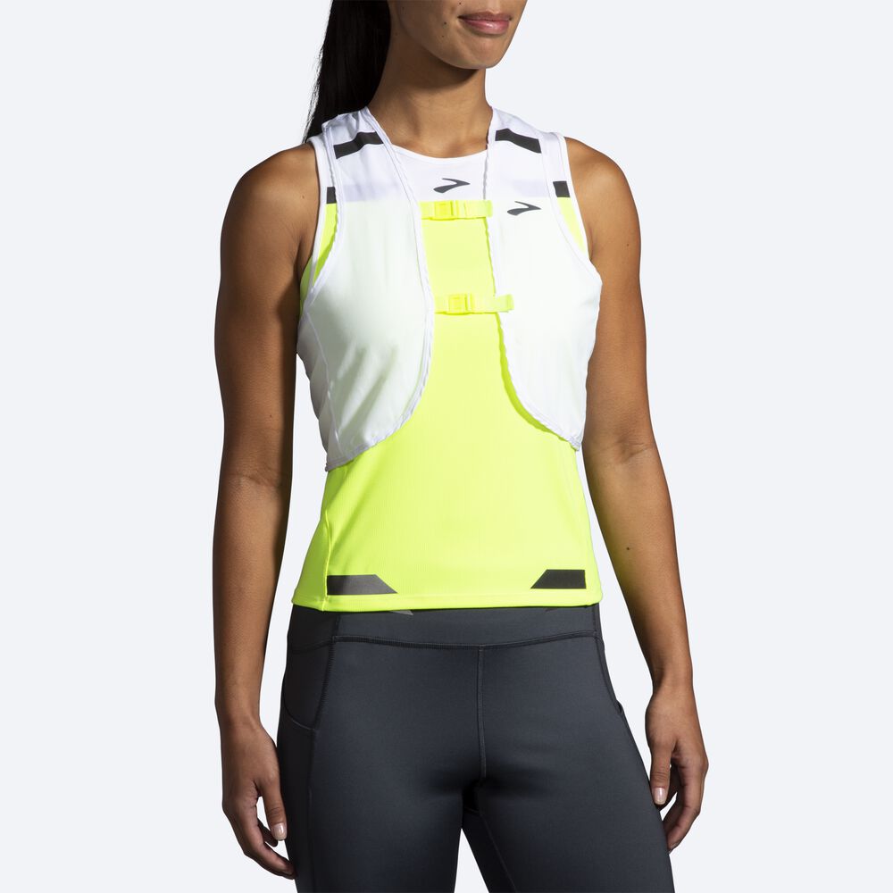 Chaquetas Brooks Run Visible Convertible Mujer Blancas | CR87504