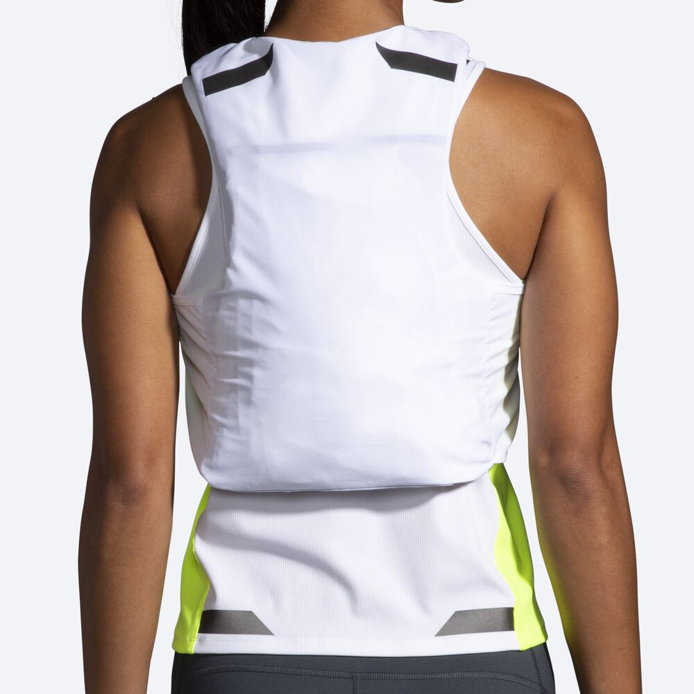 Chaquetas Brooks Run Visible Convertible Mujer Blancas | CR87504