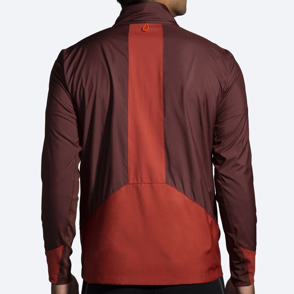 Chaquetas Brooks Shield Híbrido 2.0 Hombre Chocolate/Cobra | CR46321