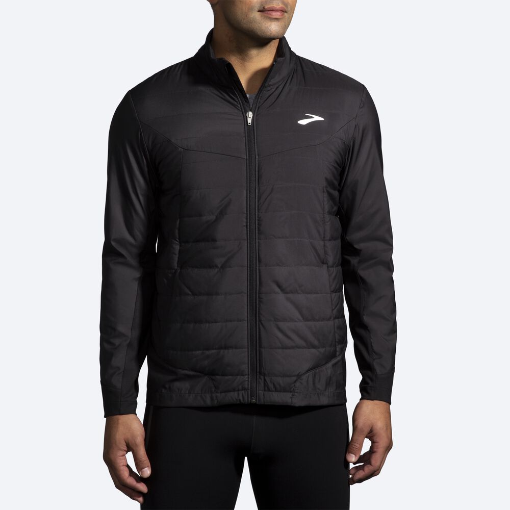 Chaquetas Brooks Shield Híbrido 2.0 Hombre Negras | CR56137