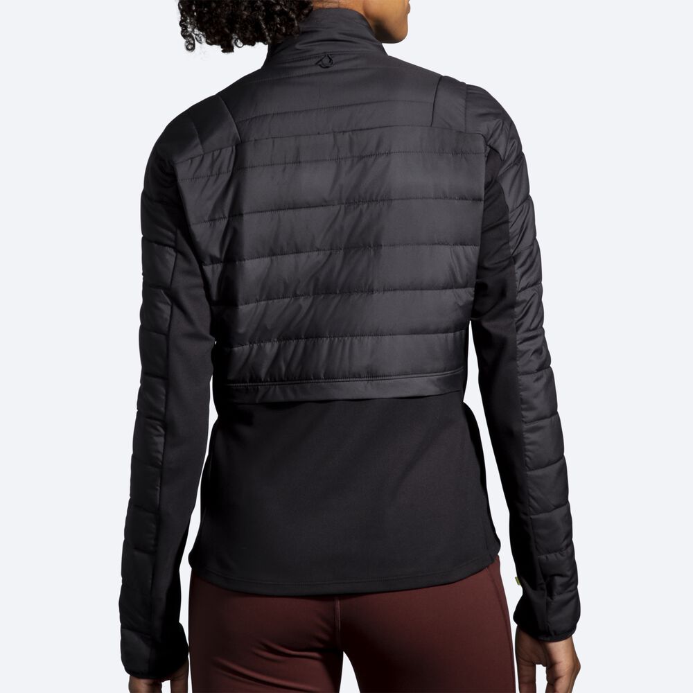 Chaquetas Brooks Shield Híbrido 2.0 Mujer Negras | CR24053