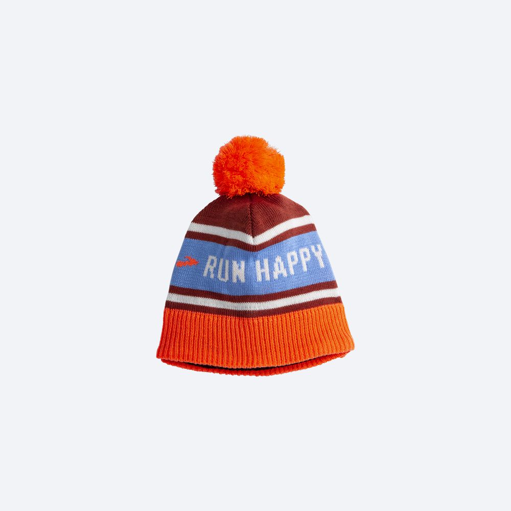 Gorros Brooks Heritage Pom Hombre Naranjas | CR54368