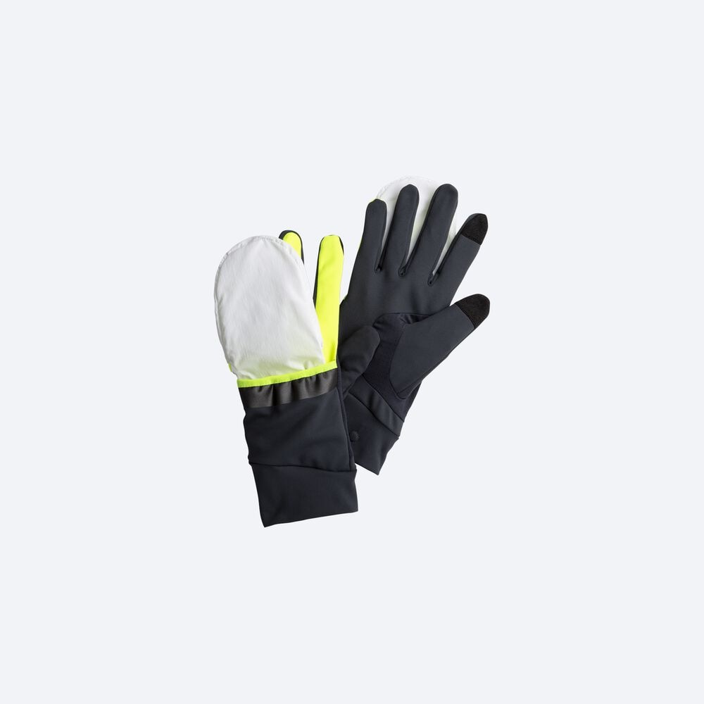 Guantes Brooks Draft Híbrido Mujer Gris/Blancas | CR13604