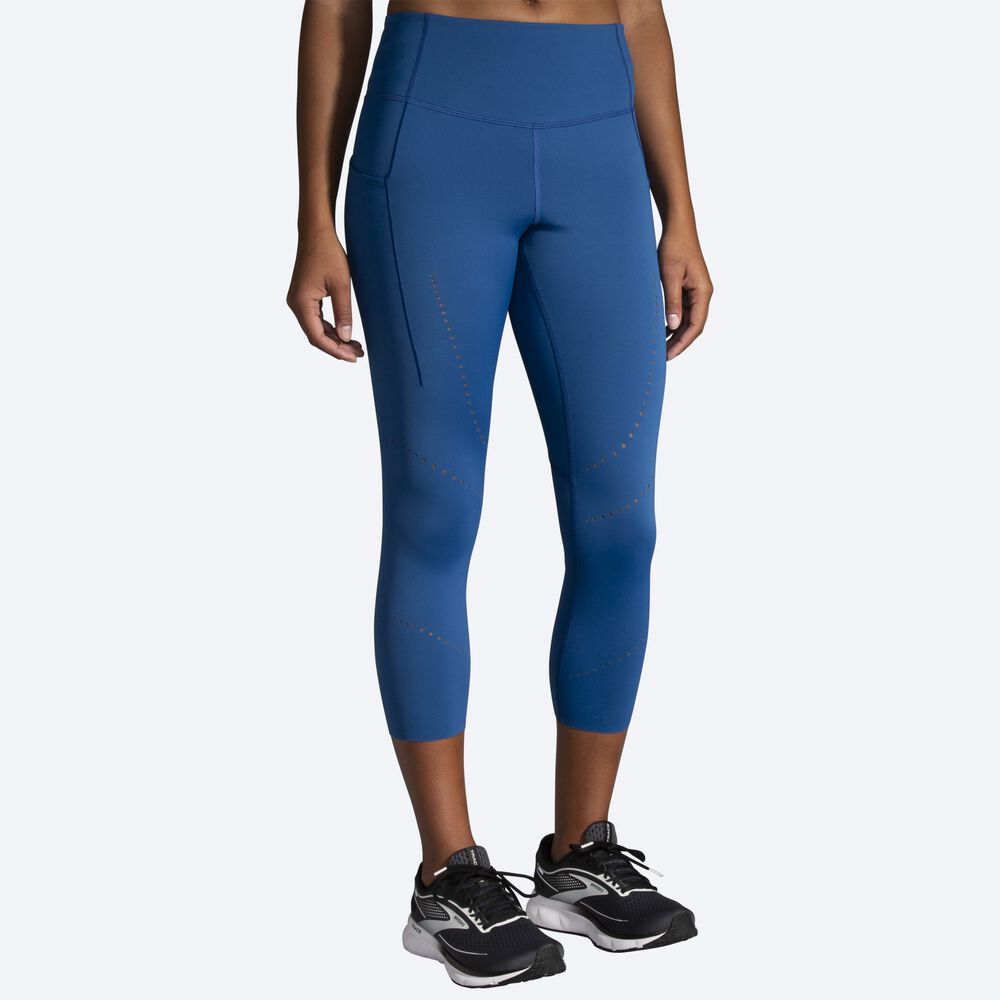 Mallas Brooks Method 3/4 Tight Mujer Azules Gris | CR48603