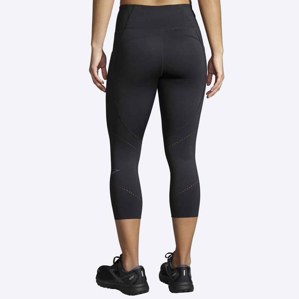 Mallas Brooks Method 3/4 Tight Mujer Negras | CR68105