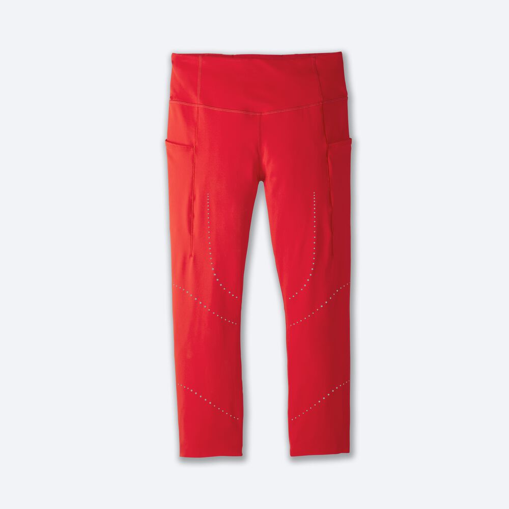 Mallas Brooks Method 3/4 Tight Mujer Rojas | CR18590