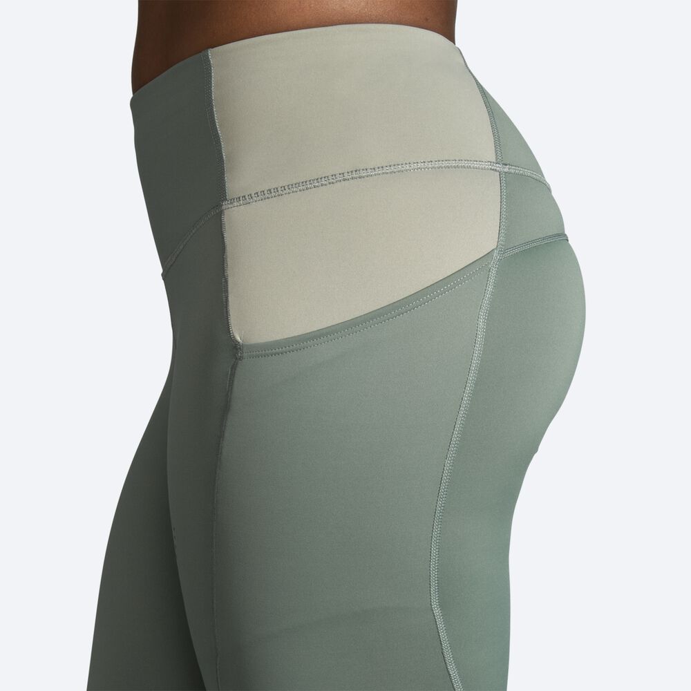 Mallas Brooks Method 3/4 Tight Mujer Verde | CR63805