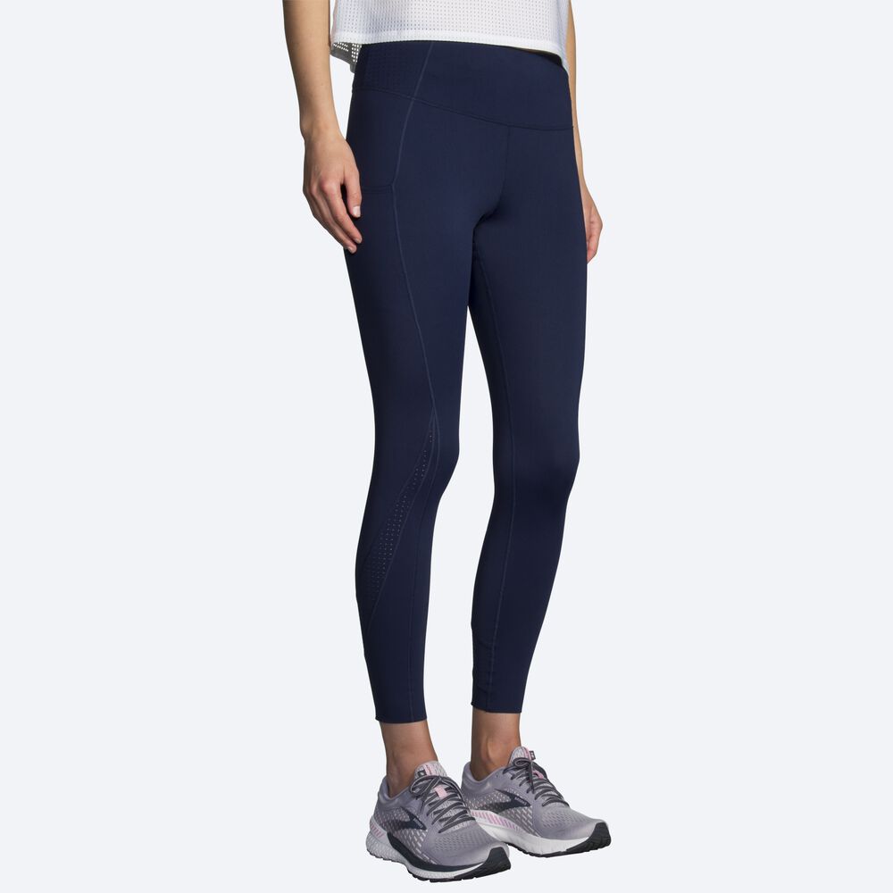 Mallas Brooks Method 7/8 Tight Mujer Azul Marino | CR50672