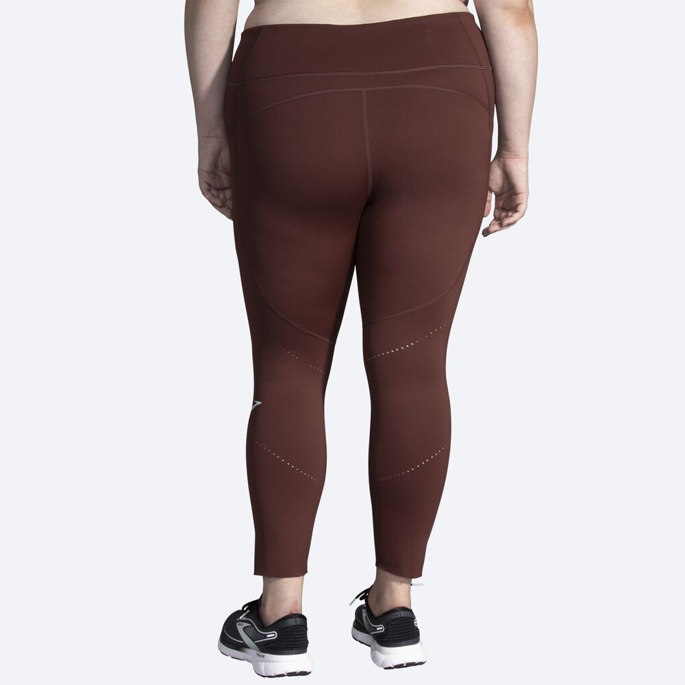 Mallas Brooks Method 7/8 Tight Mujer Chocolate | CR83147