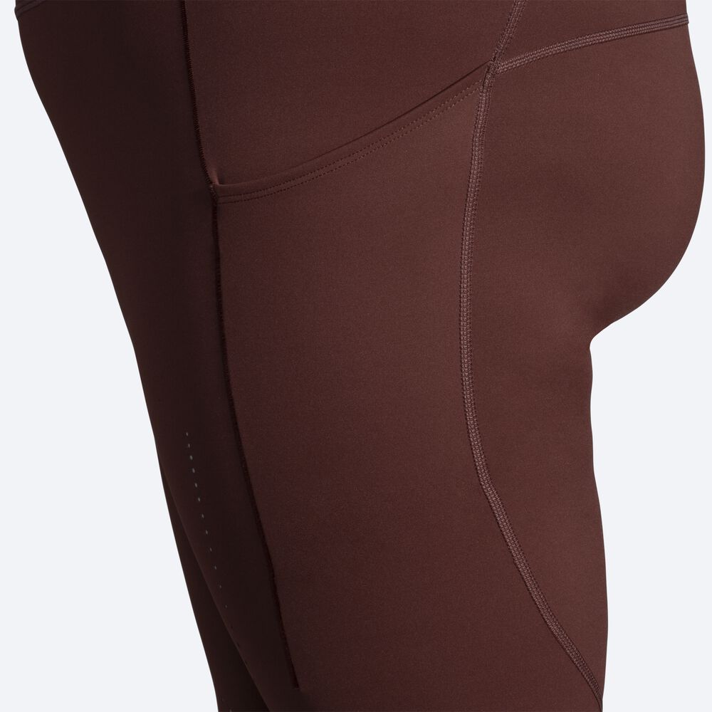 Mallas Brooks Method 7/8 Tight Mujer Chocolate | CR83147