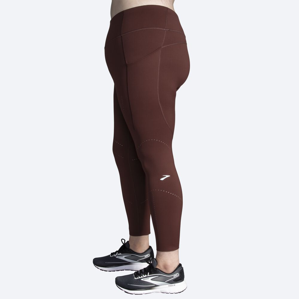 Mallas Brooks Method 7/8 Tight Mujer Chocolate | CR83147