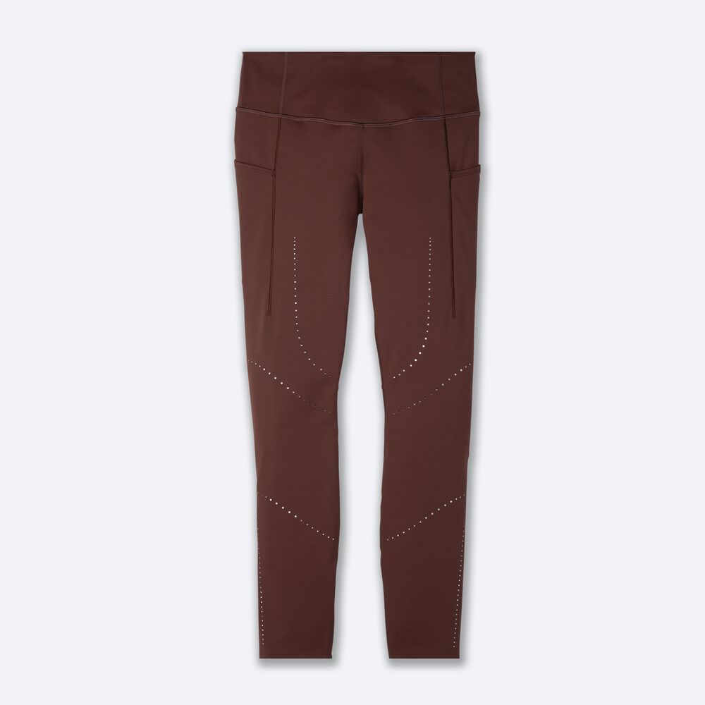 Mallas Brooks Method 7/8 Tight Mujer Chocolate | CR83147