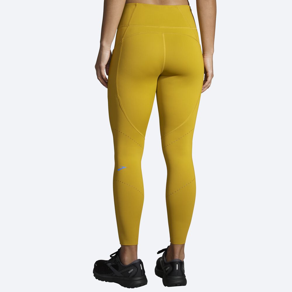 Mallas Brooks Method 7/8 Tight Mujer Doradas | CR85167