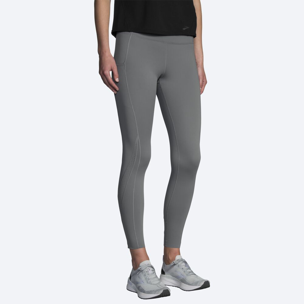 Mallas Brooks Method 7/8 Tight Mujer Gris | CR39468