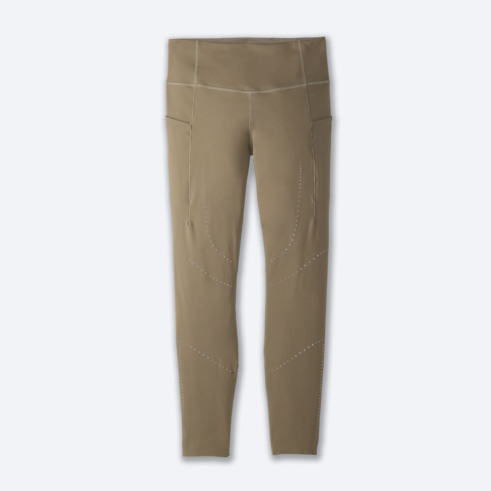 Mallas Brooks Method 7/8 Tight Mujer Kaki | CR73198