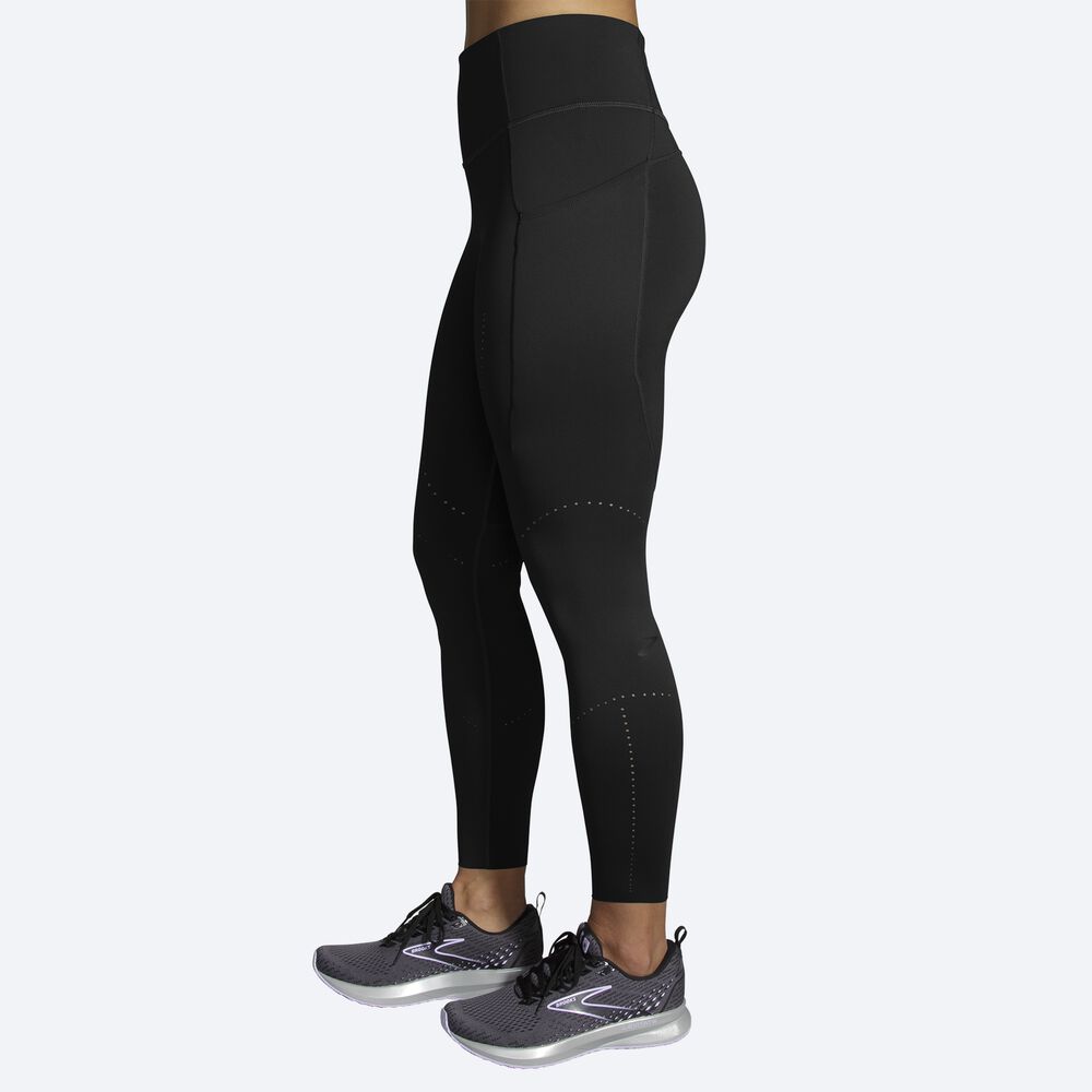 Mallas Brooks Method 7/8 Tight Mujer Negras | CR63714