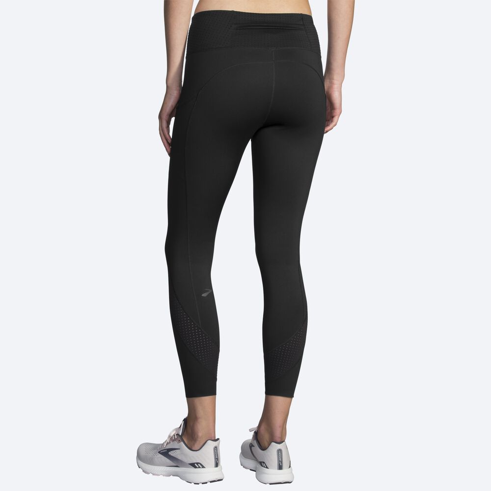 Mallas Brooks Method 7/8 Tight Mujer Negras | CR78092