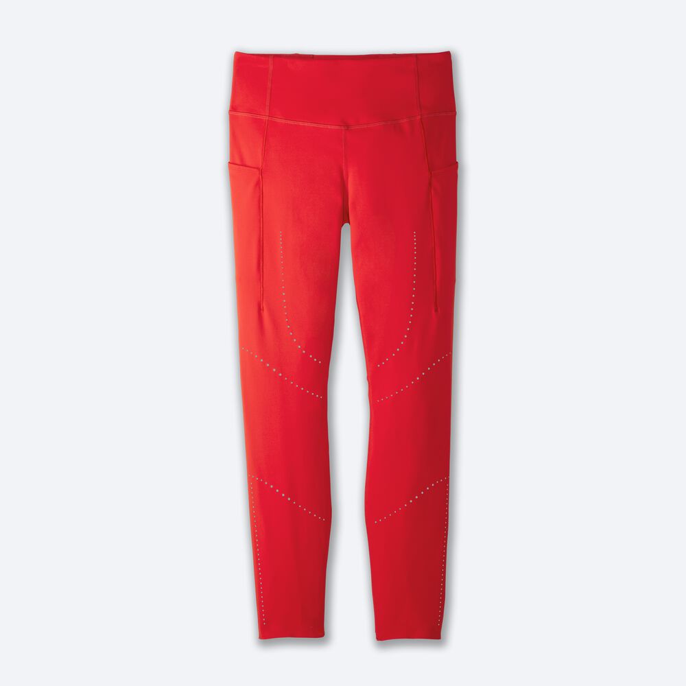 Mallas Brooks Method 7/8 Tight Mujer Rojas | CR87015