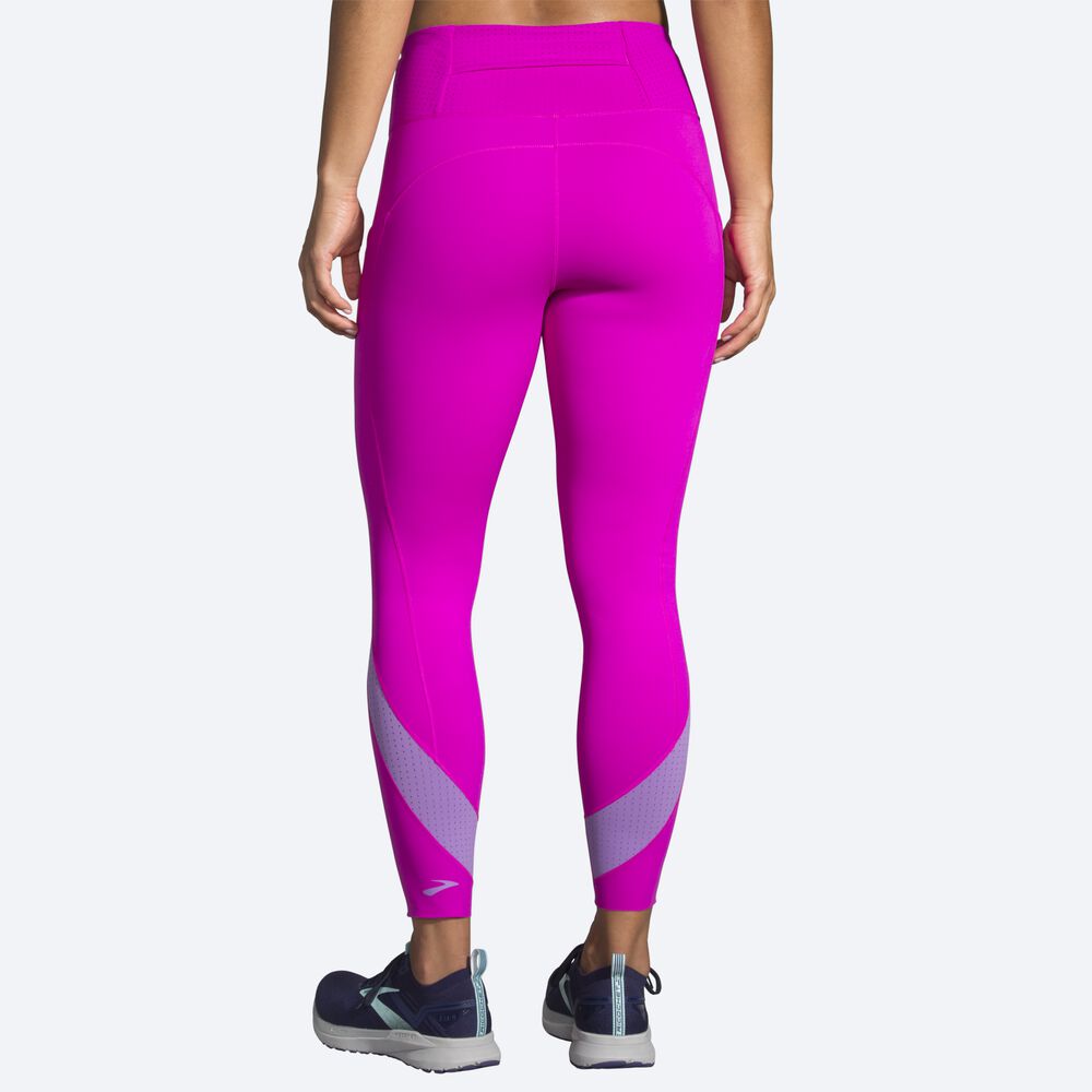 Mallas Brooks Method 7/8 Tight Mujer Rosas/Moradas | CR23149