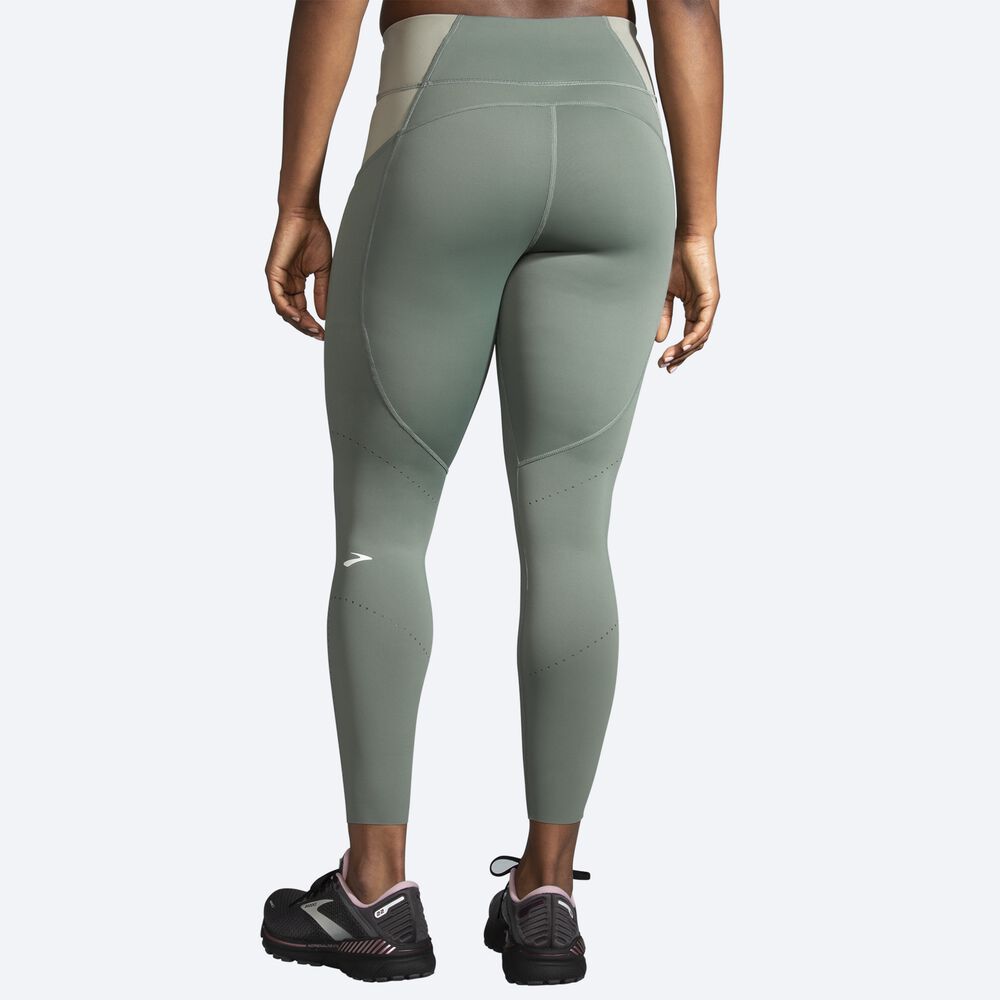 Mallas Brooks Method 7/8 Tight Mujer Verde | CR36841