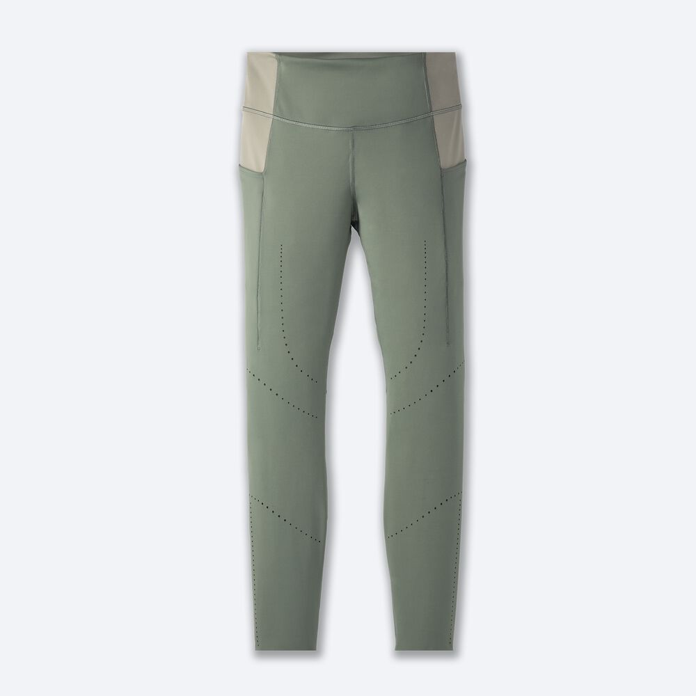 Mallas Brooks Method 7/8 Tight Mujer Verde | CR36841