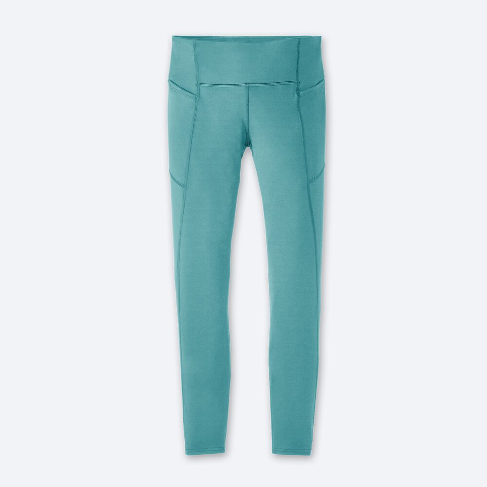 Mallas Brooks Moment Tight Mujer Verde | CR56823