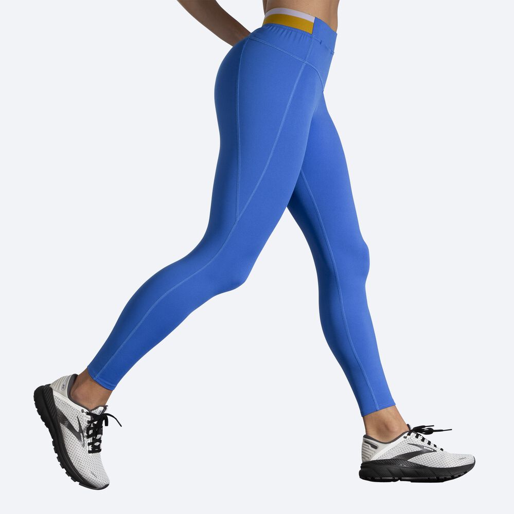 Mallas Brooks Run Within 7/8 Tight Mujer Azules | CR94715