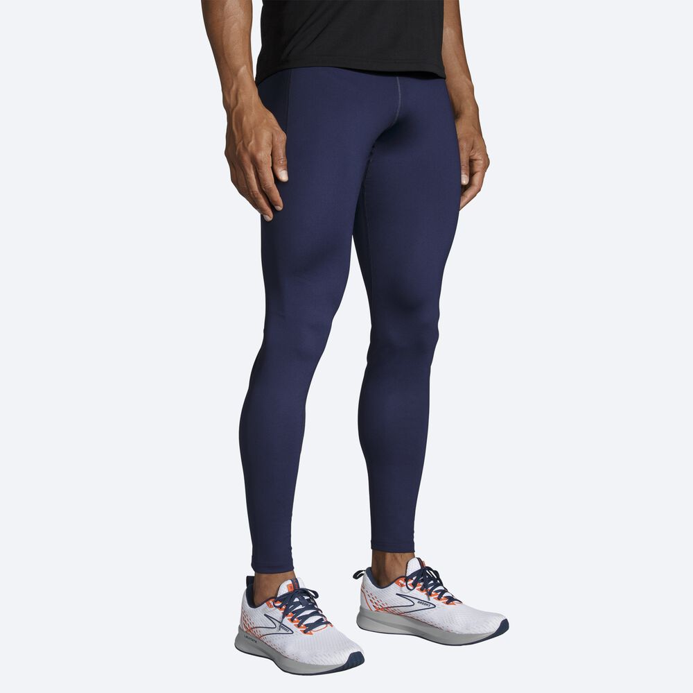 Mallas Brooks Source Tight Hombre Azul Marino | CR49180