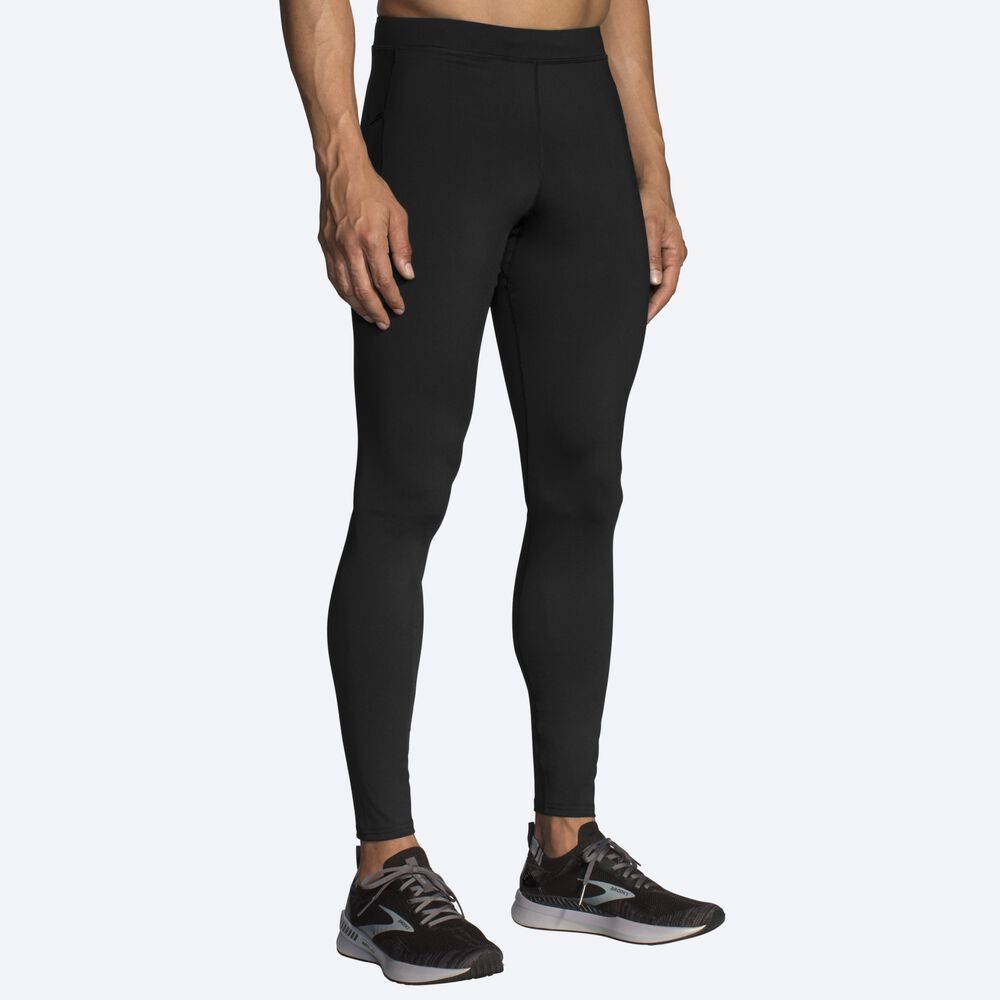 Mallas Brooks Source Tight Hombre Negras | CR60471