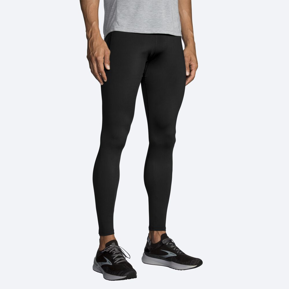 Mallas Brooks Source Tight Hombre Negras | CR60471