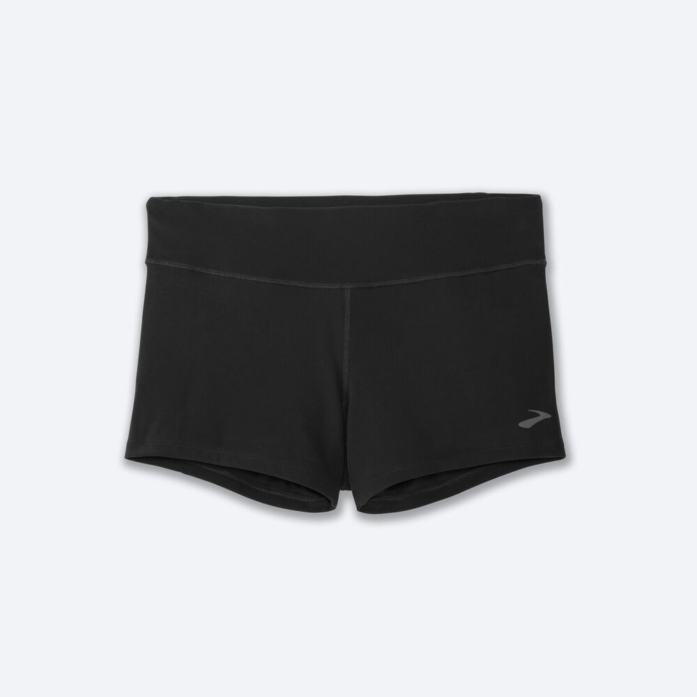 Mallas Brooks Speedwork Short Tight Mujer Negras | CR91754