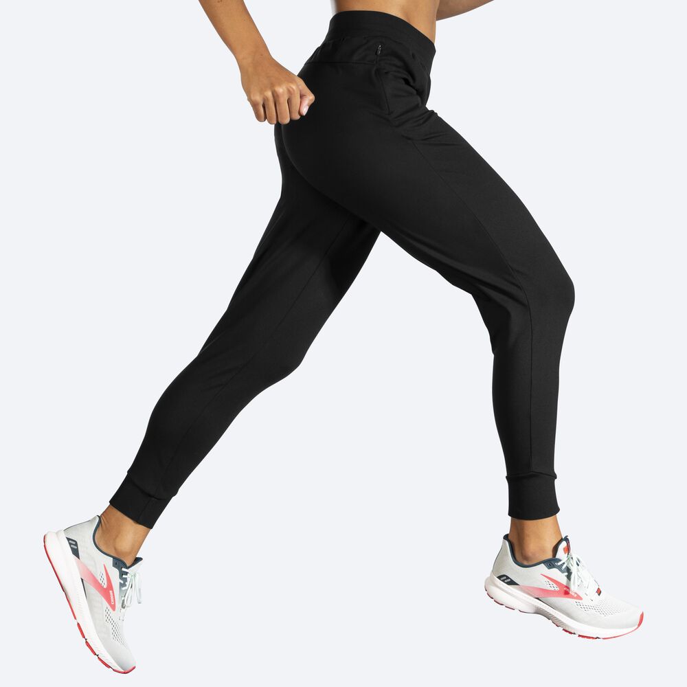 Pantalones Brooks Momentum Thermal Mujer Negras | CR68514