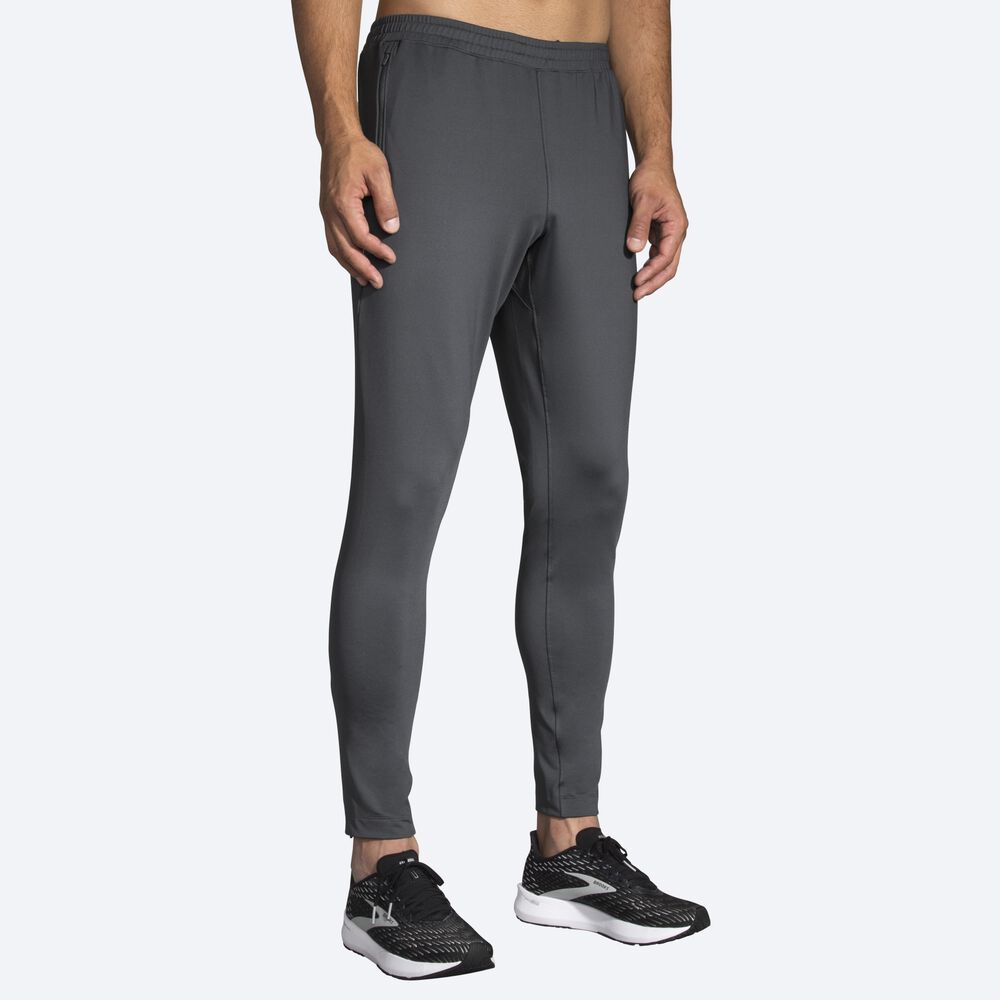 Pantalones Brooks Spartan Hombre Gris | CR24038