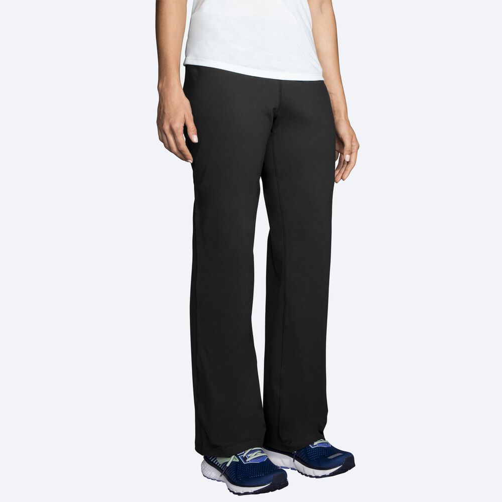 Pantalones Brooks Venture Mujer Negras | CR87456