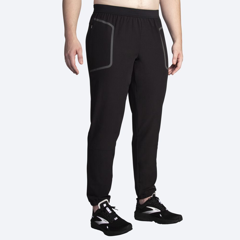 Pantalones Jogger Brooks Run Within Hombre Negras | CR46731