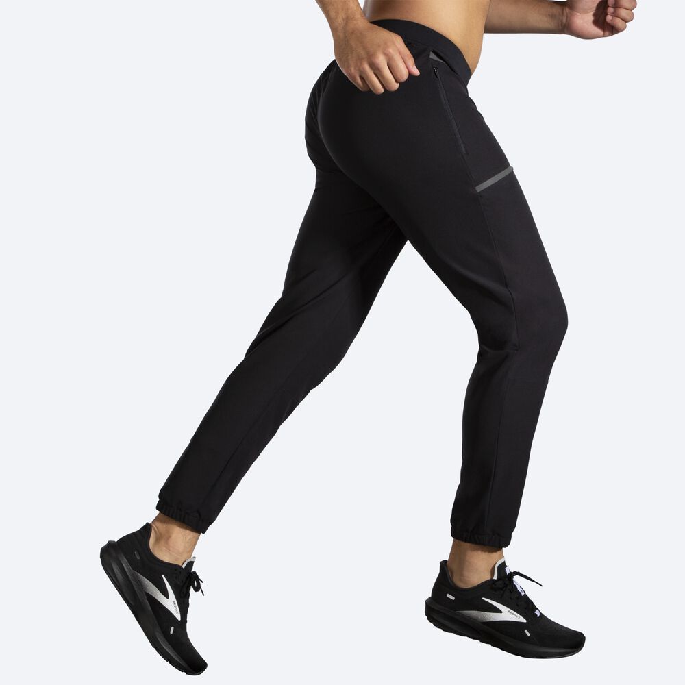 Pantalones Jogger Brooks Run Within Hombre Negras | CR46731