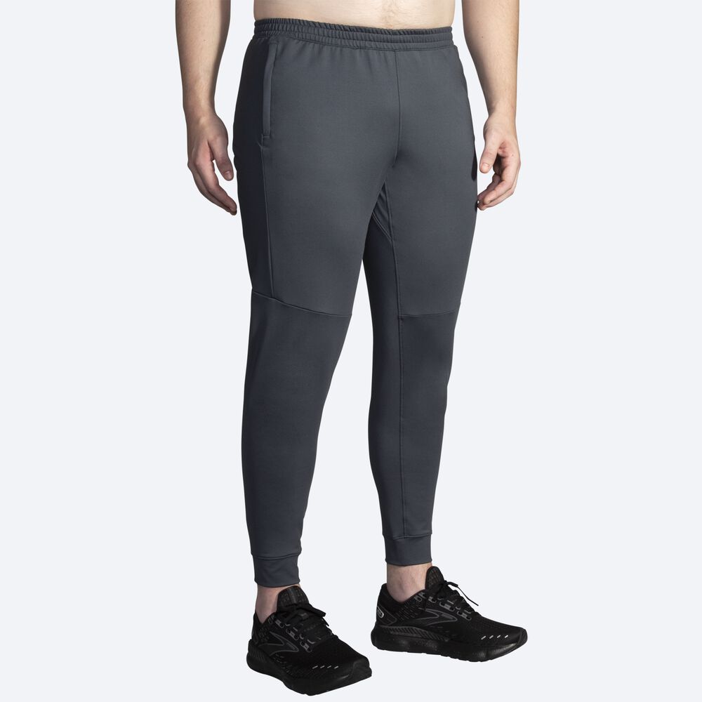 Pantalones Jogger Brooks Spartan Hombre Gris | CR16207