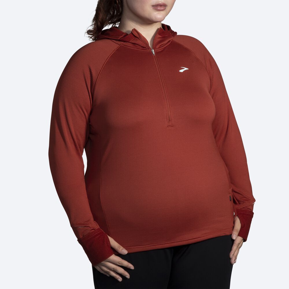 Sudadera Con Capucha Brooks Notch Thermal 2.0 Mujer Cobra | CR03498